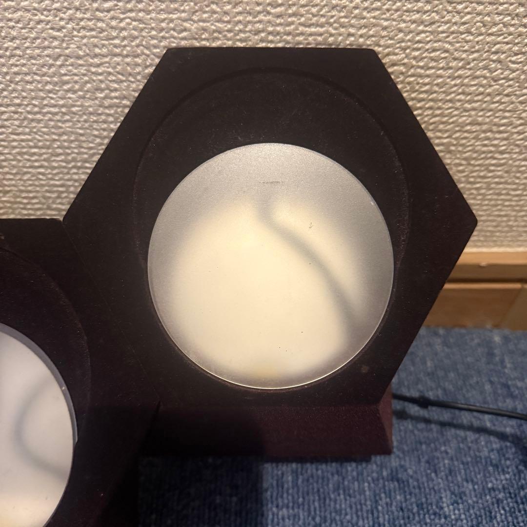 響　ウイスキー ディスプレイライト 明かり　三連　ディスプレイ