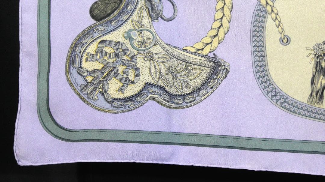 HERMES エルメス　大判スカーフ　カレ90　 D472