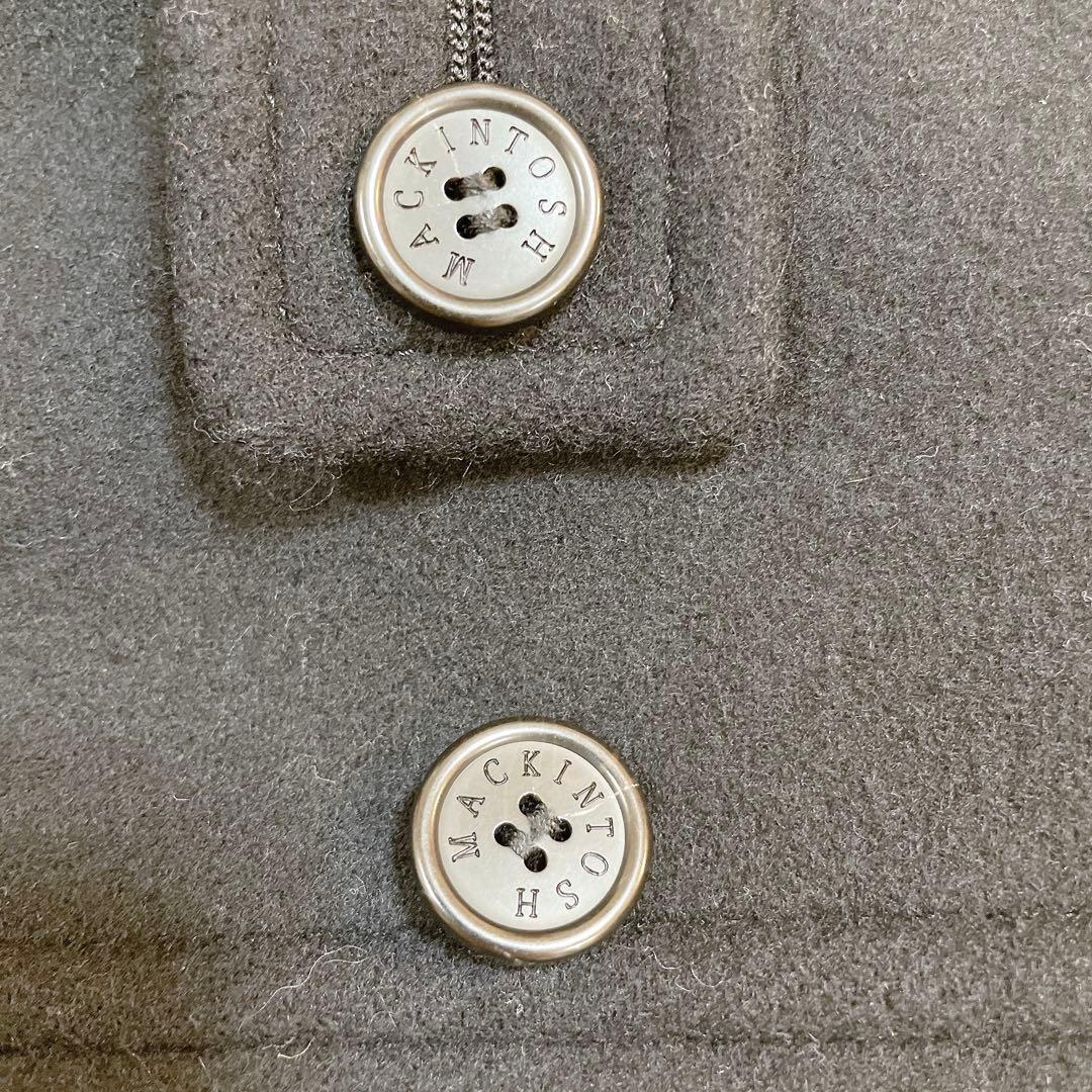 美品✨マッキントッシュ ダッフルコート 黒 ウール