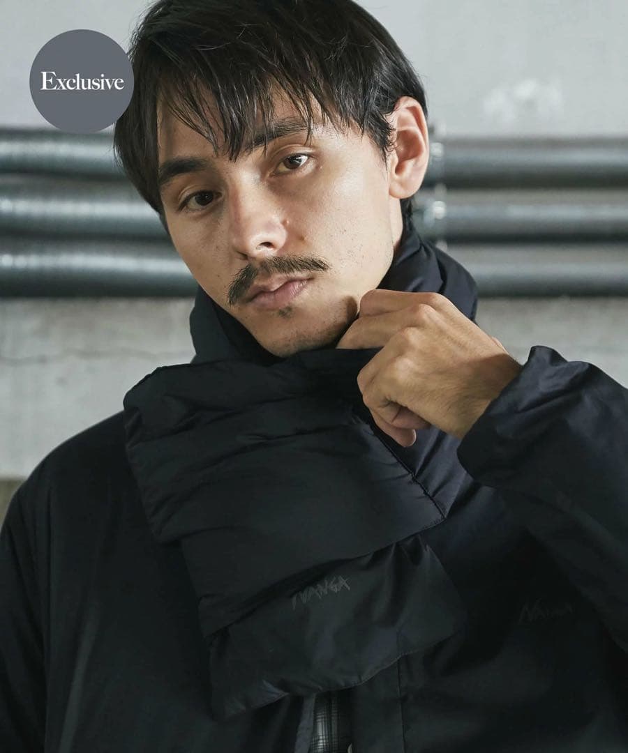 URBANRESEARCH別注NANGA DOWNMUFFLER　BK