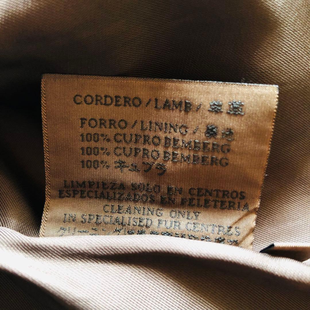 希少モデル✨専用　ロエベ ナッパレザージャケット 羊革 ライナー ブラウン 50