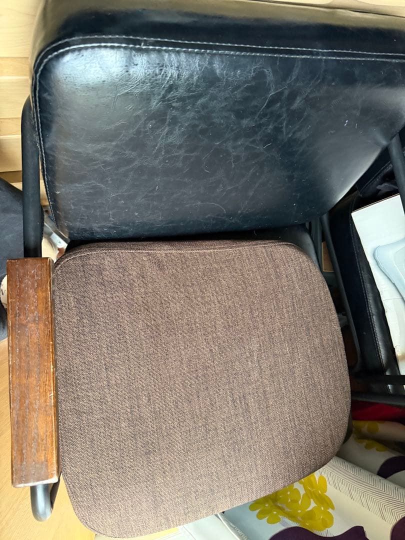 値下げ4脚セットLOWYA ロウヤチェアー1人掛け椅子 黒