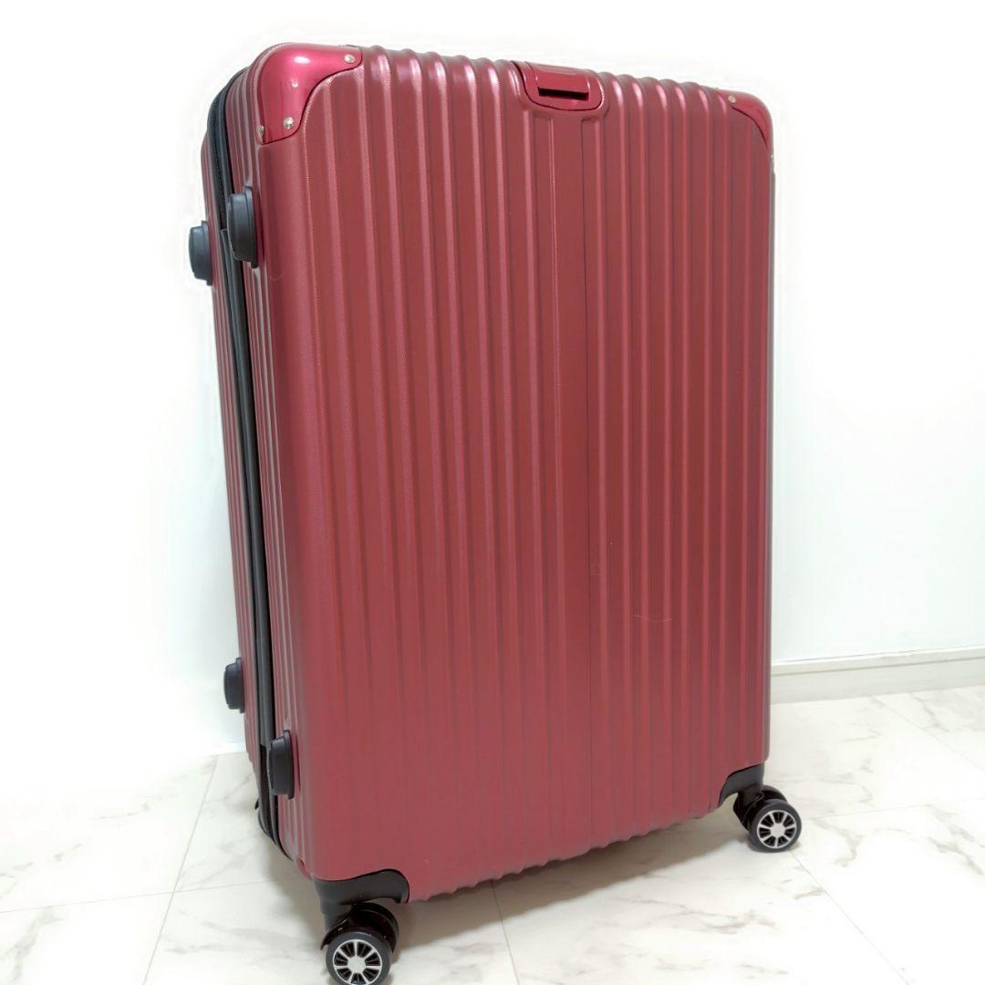 スーツケース キャリーバッグ キャリーケース 超軽量 Lサイズ　赤