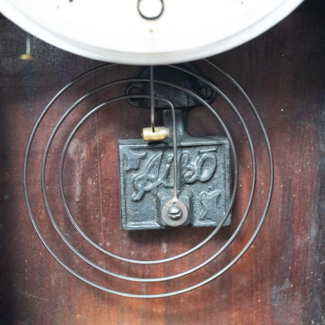 愛工舎　振り子時計　昭和レトロ　オーバーホール済　動作品