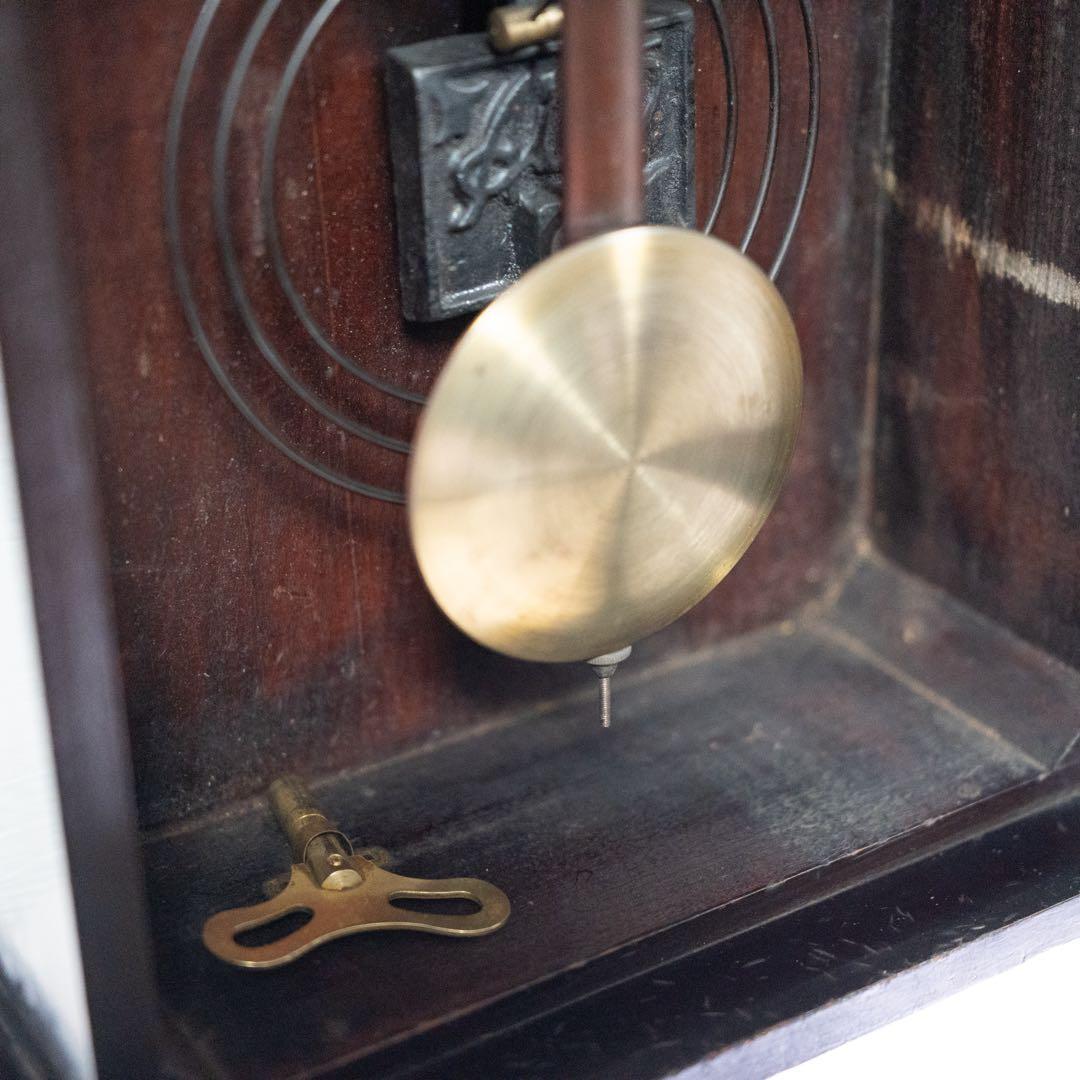 愛工舎　振り子時計　昭和レトロ　オーバーホール済　動作品