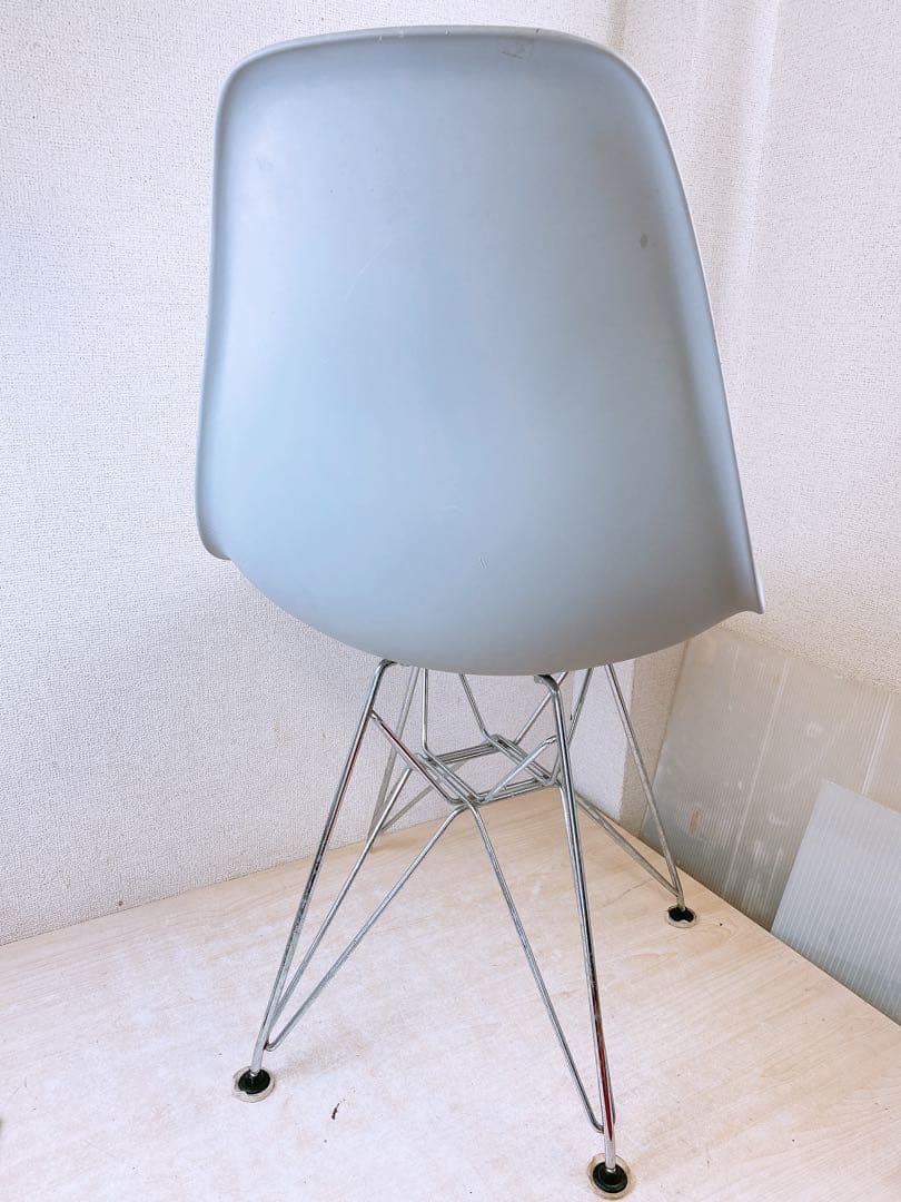 ②Eames サイドシェルチェア DSR Vitra製 エッフェル イームズ薄灰