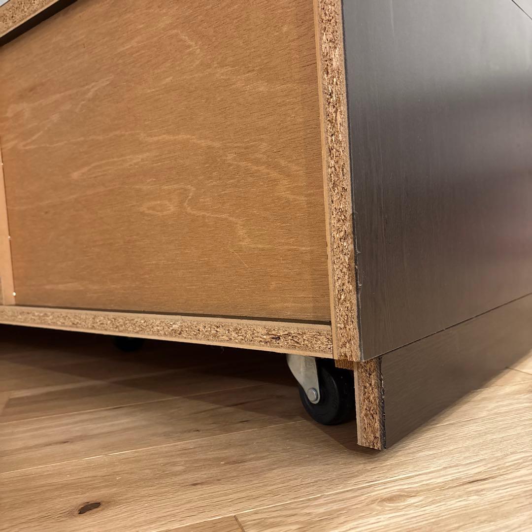 IDC大塚家具◆テレビボード ガラス扉付き 1500 SHIN A