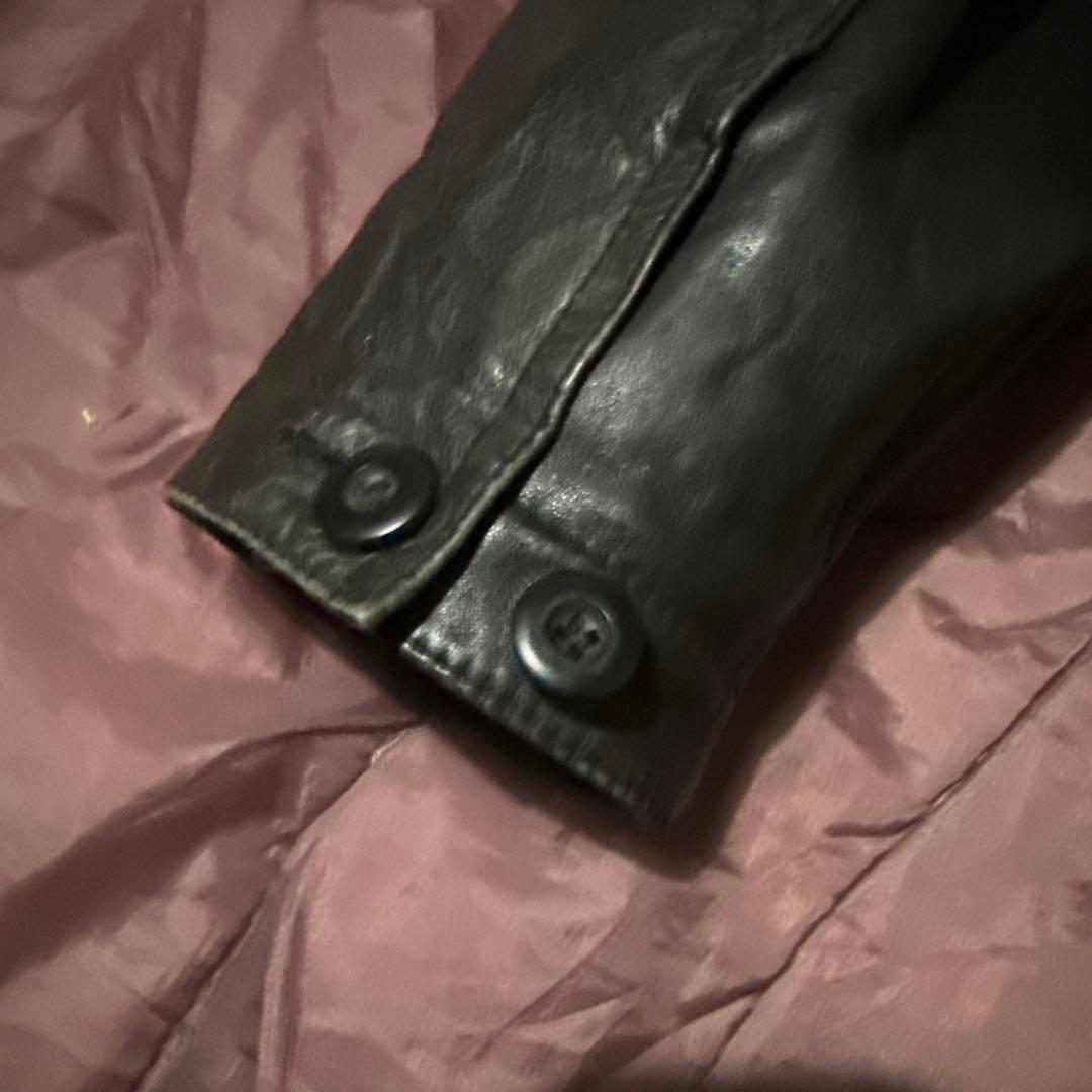 KENZO ブラック レザージャケット