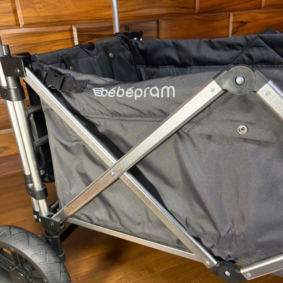 めう　ストローラーワゴン　2人乗り　双子 ベビーカー 超美品 自立