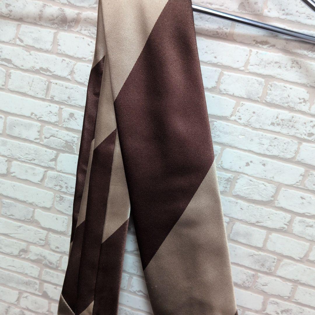 ステファノカウ　シルク ブロックストライプ ネクタイ　フランコバッシ