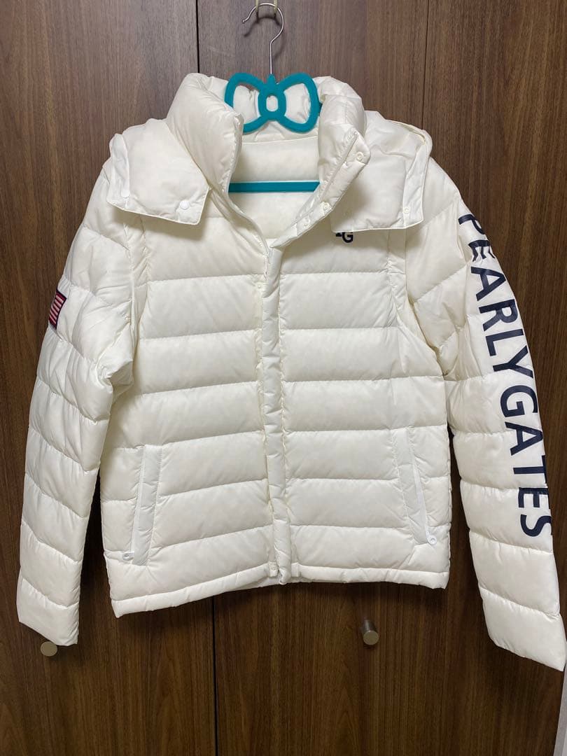 PEARLY GATES ダウンジャケット 星条旗 3way 白 サイズ3 人気