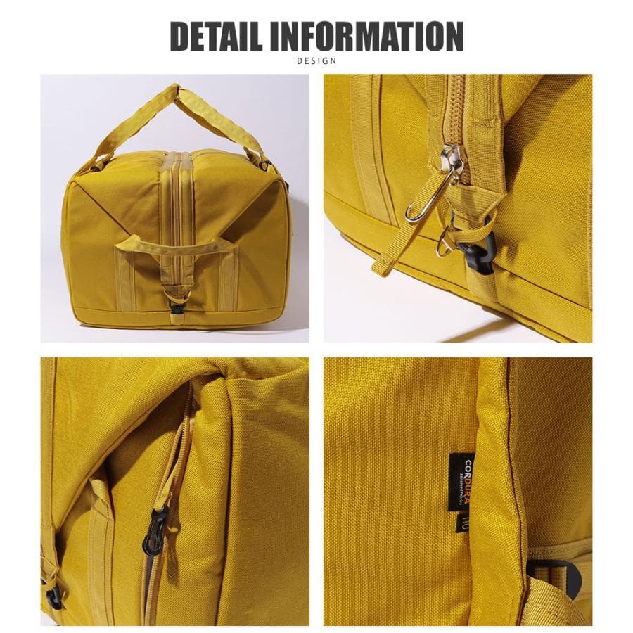 BACH DR. DUFFEL 70 イエロー ボストンバッグ