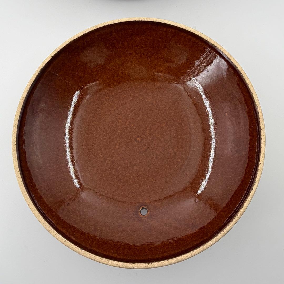 長谷園 土鍋 ビストロ蒸し鍋 大 アメ色　2～4人用 本体のみ