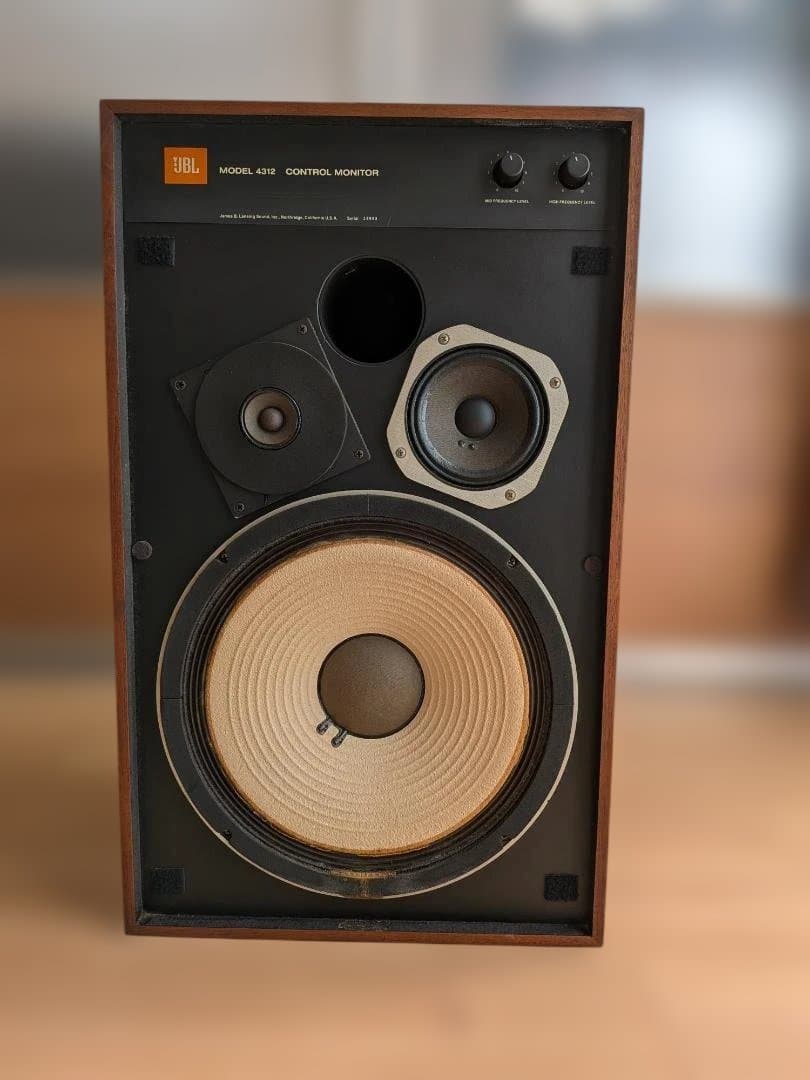 ワンオーナー品　初代JBL 4312 Control Monitor　左側