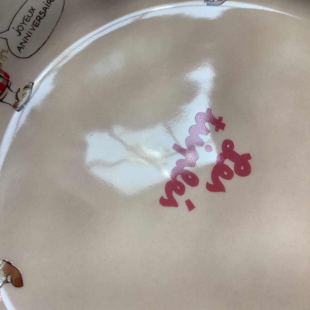 レ・トリプレ　フランス　みつごちゃん　プレート 2枚