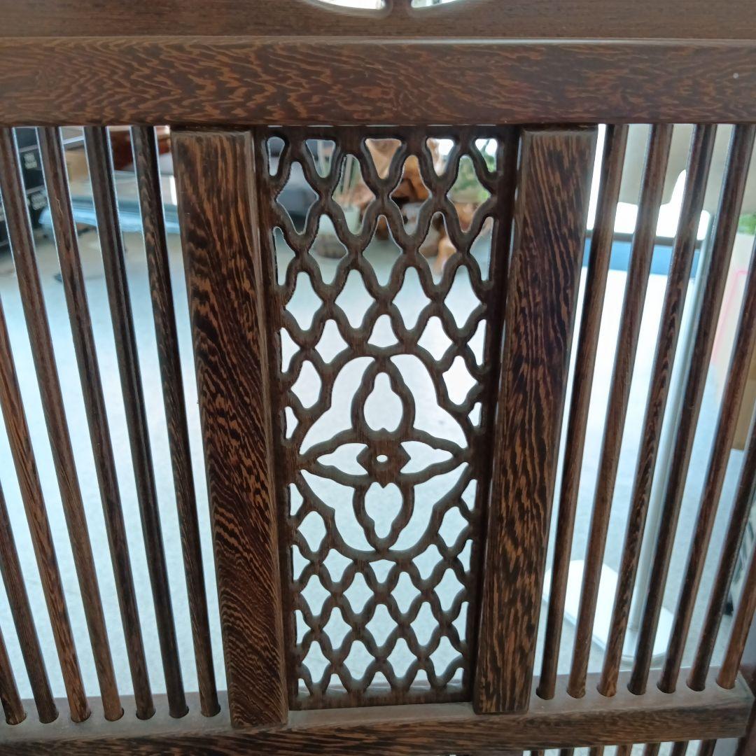 ANNE様確認用　　　　透かし彫り 衝立 4枚 間仕切り パーテーション