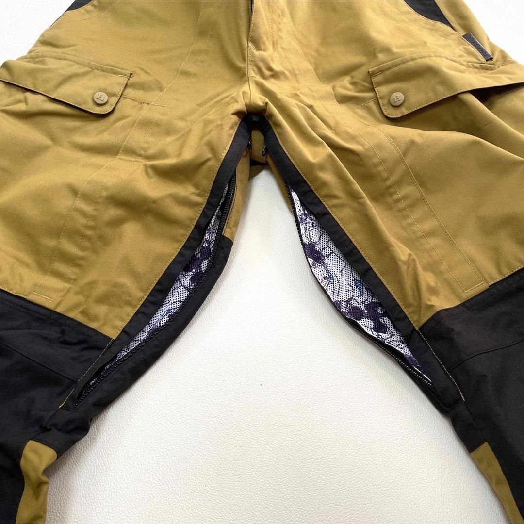 6606 バートン　パンツ　メンズ バイカラー　ダブルニー　ベージュ　ブラック