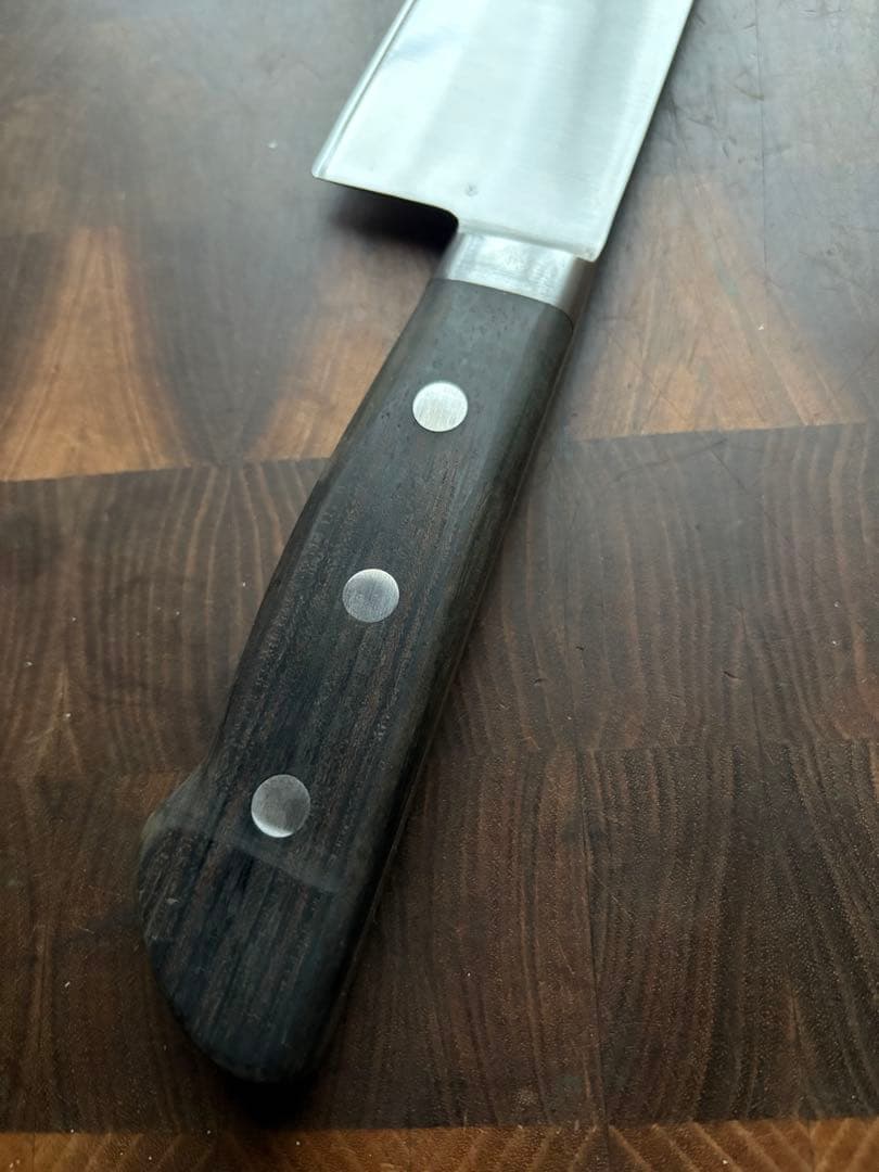 紋三郎　切付　牛刀　240mm 包丁　全鋼　洋包丁　特製　研ぎ済