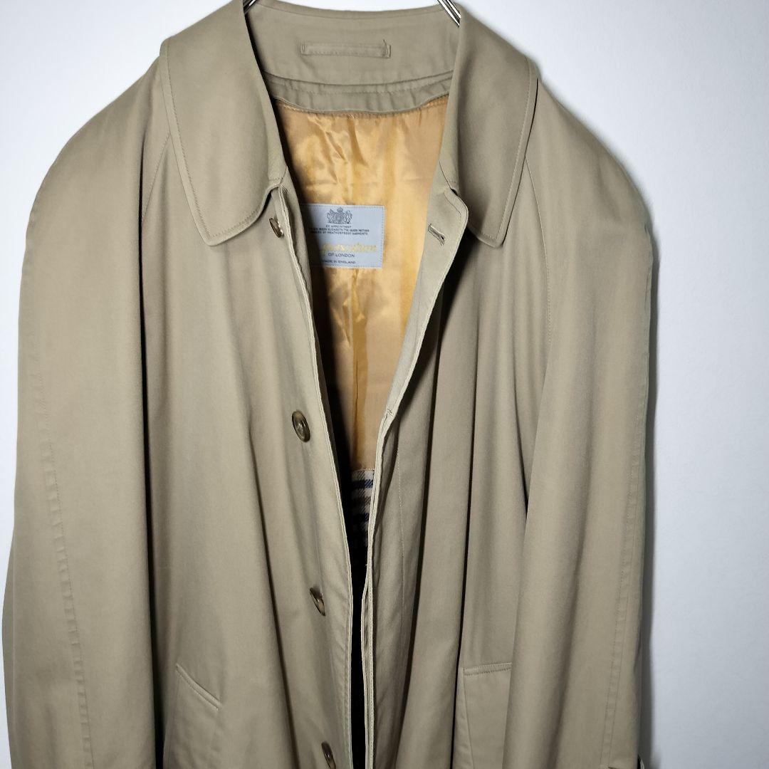 Aquascutum アクアスキュータム ステンカラーコート ライナー付き XL