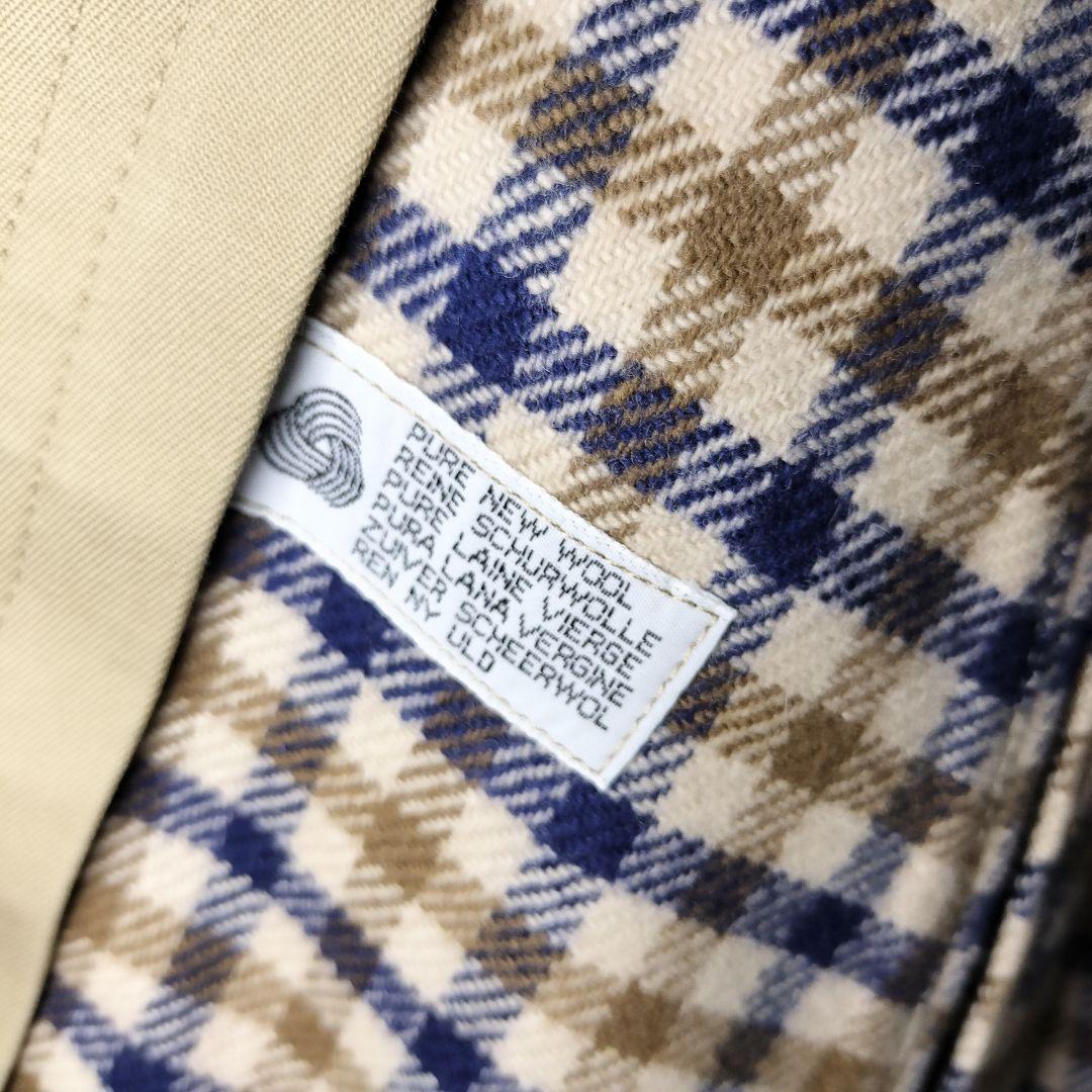 Aquascutum アクアスキュータム ステンカラーコート ライナー付き XL