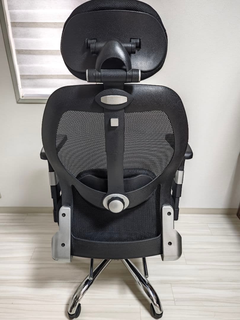 サンワサプライ 人間工学 オットマン収納メッシュチェア 150-SNCM007