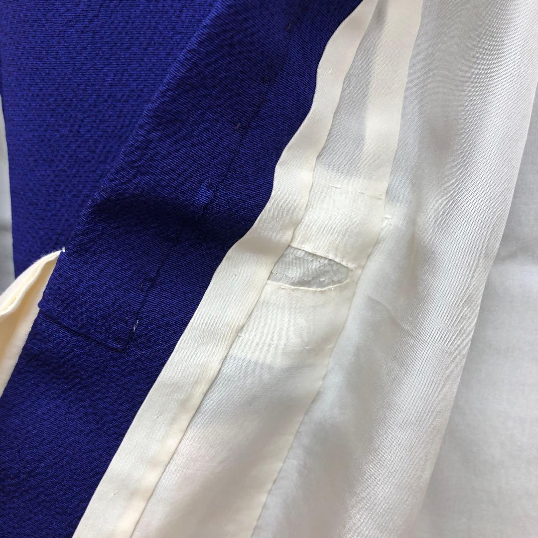 正絹　着物　七五三　7歳　女の子　四つ身　手毬　子供