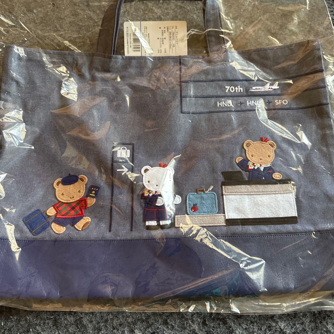 70周年記念キャラクター刺繍トートバッグ