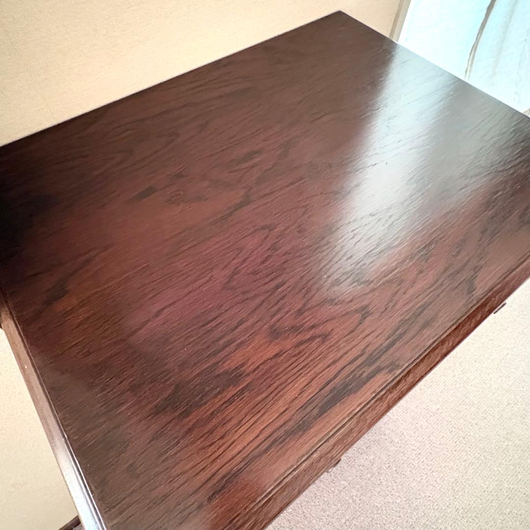 チェスト ダークブラウン たんす 引き出し 4段 木製 木 ウッド 小箪笥