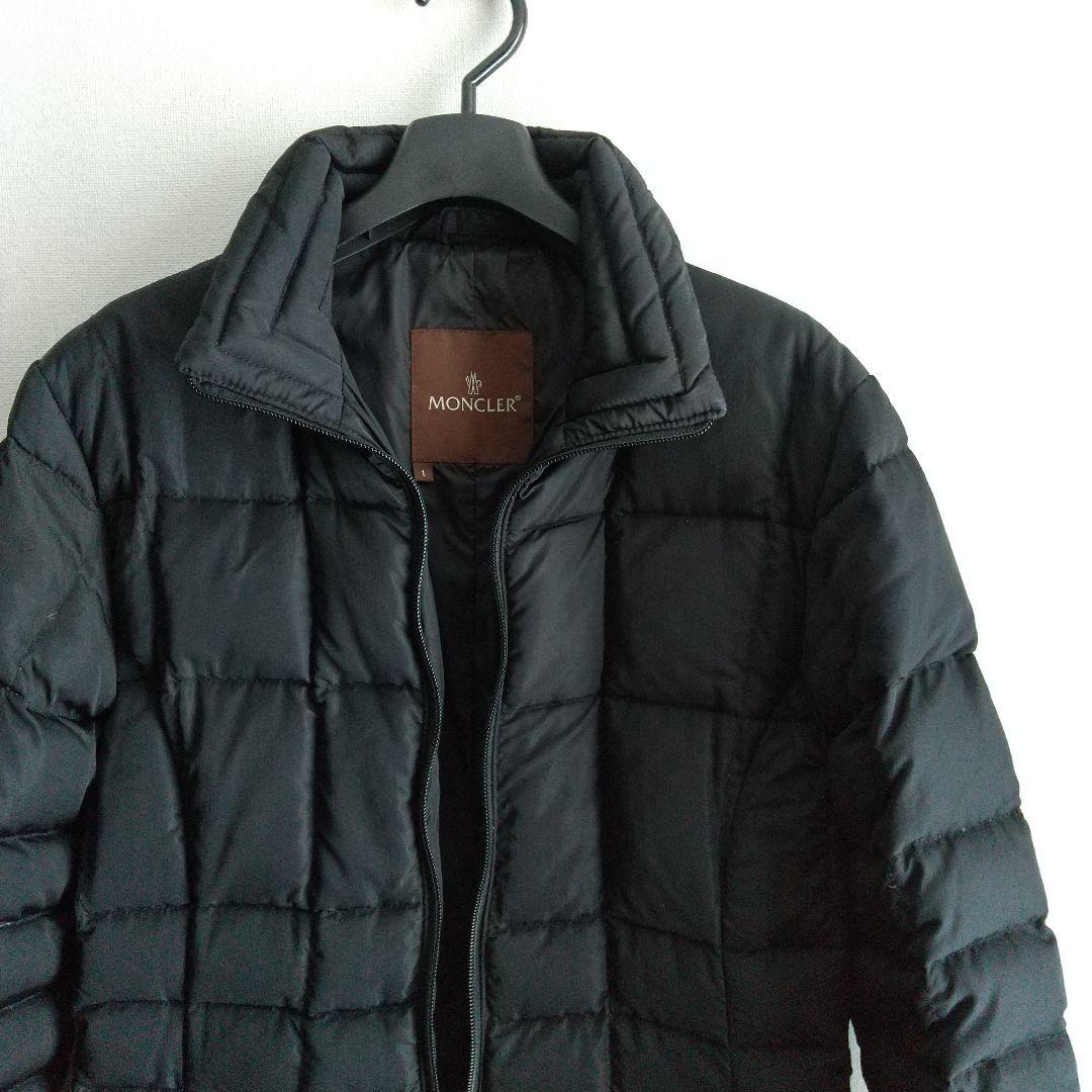 MONCLER ダウン ジャケット ブラック 茶タグ モンクレール 黒 希少