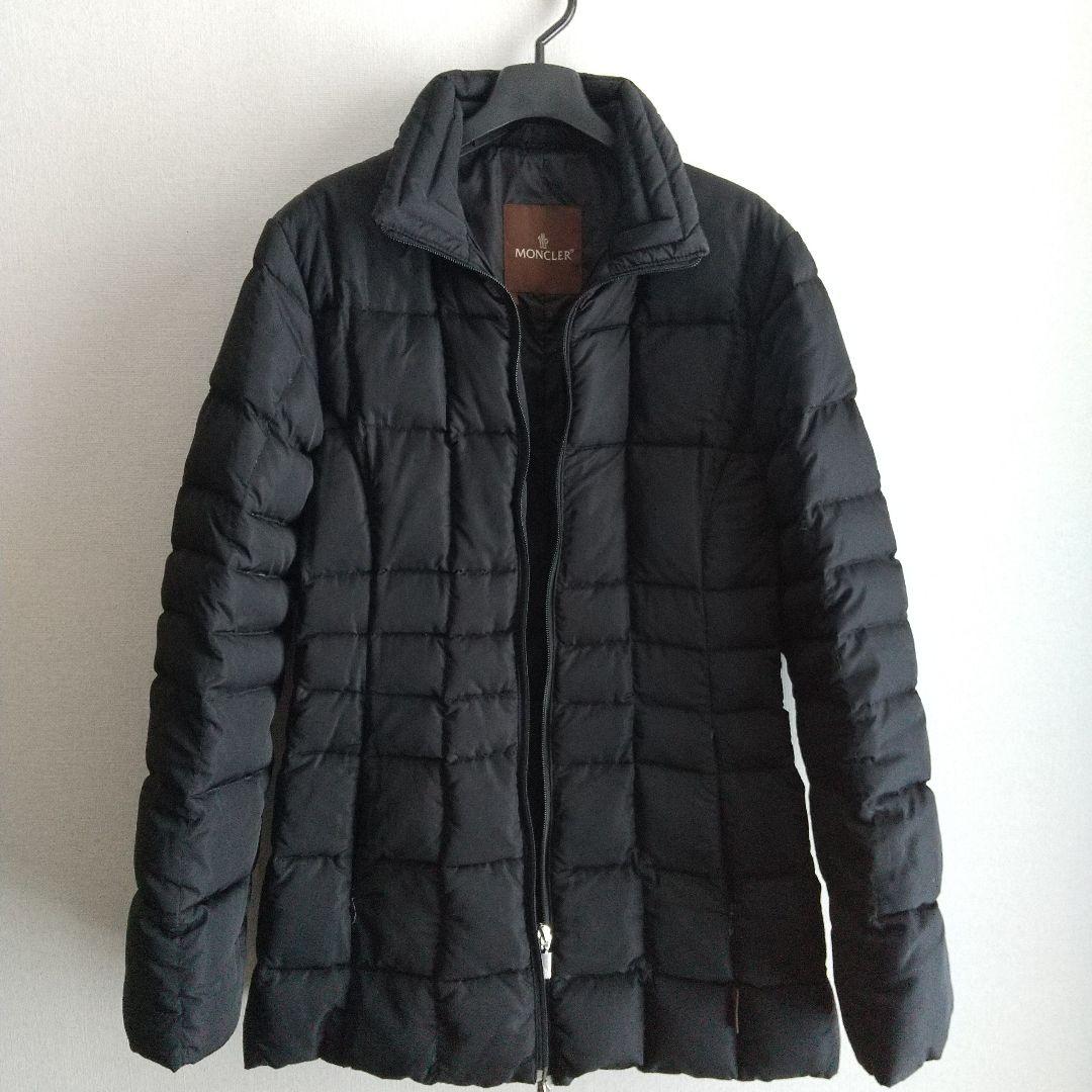 MONCLER ダウン ジャケット ブラック 茶タグ モンクレール 黒 希少