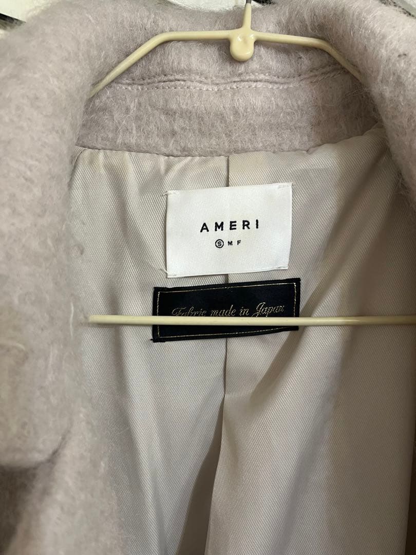 ジャケット・アウター Ameri DEFORMATION COLLAR SHAGGY COAT