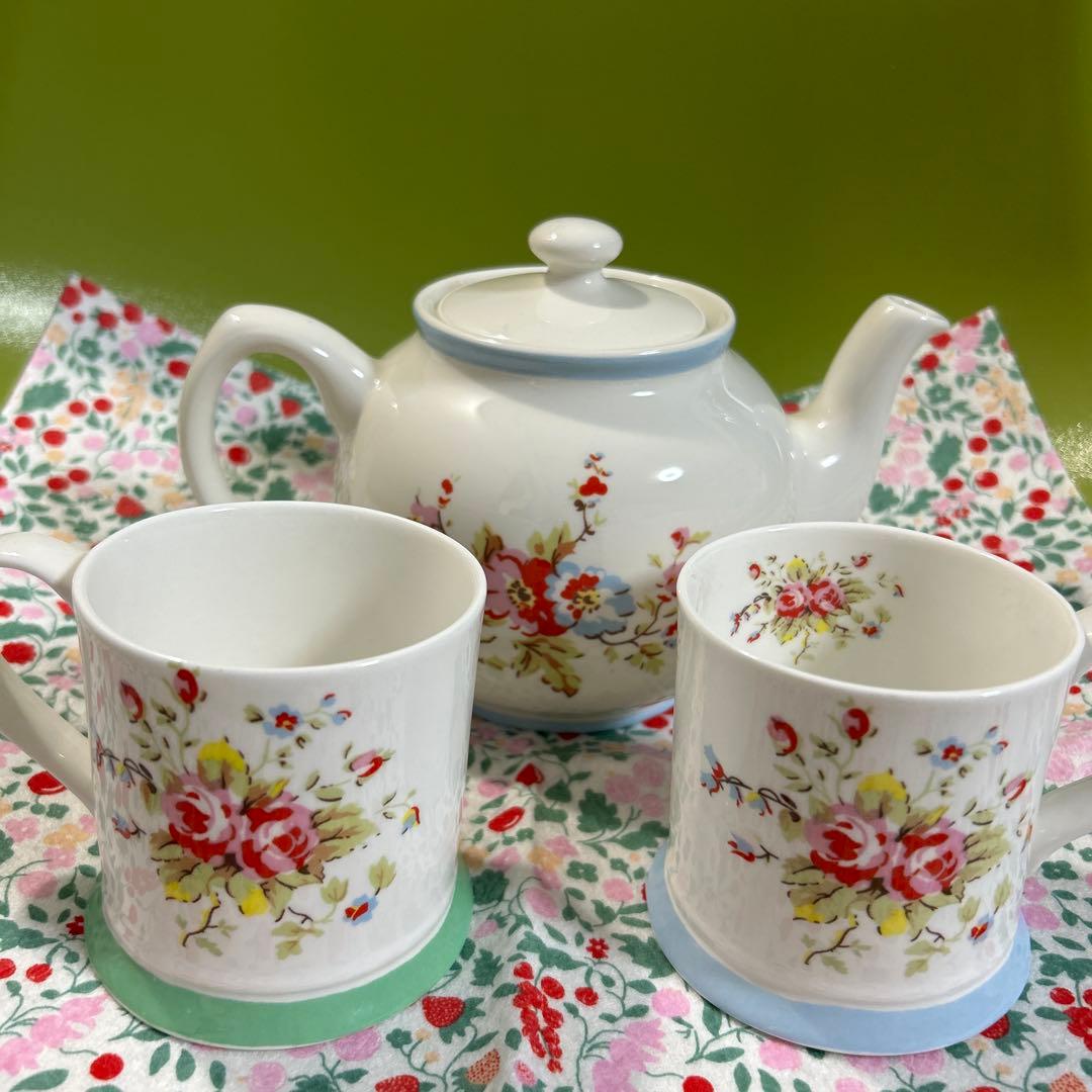 Cath Kidsonマグカップ&ティーポットセット