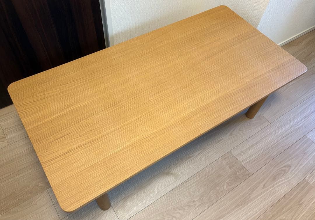 【MUJI/無印良品】ローテーブル/オーク材