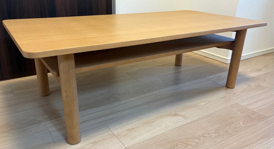【MUJI/無印良品】ローテーブル/オーク材
