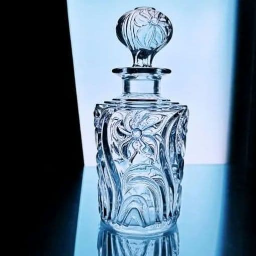 輝くオールドサンルイ すみれの香水瓶 #216 ヴァイオレット大【20世紀初頭】