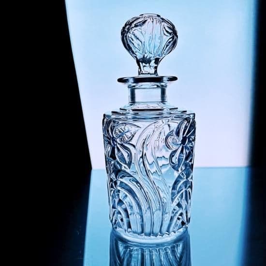 輝くオールドサンルイ すみれの香水瓶 #216 ヴァイオレット大【20世紀初頭】