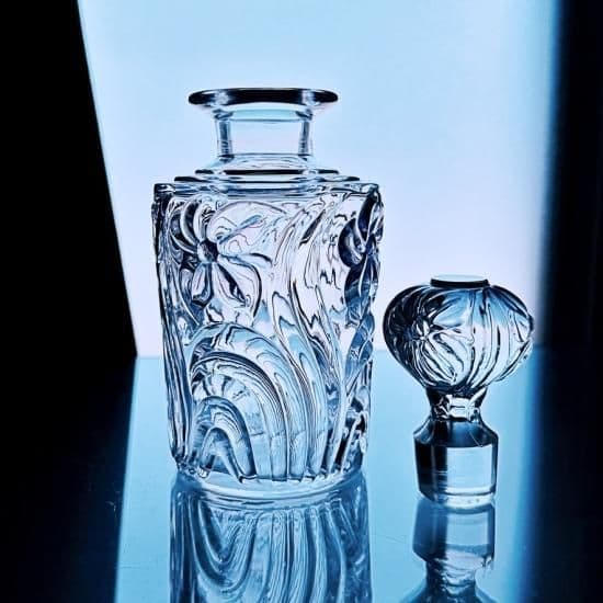 輝くオールドサンルイ すみれの香水瓶 #216 ヴァイオレット大【20世紀初頭】