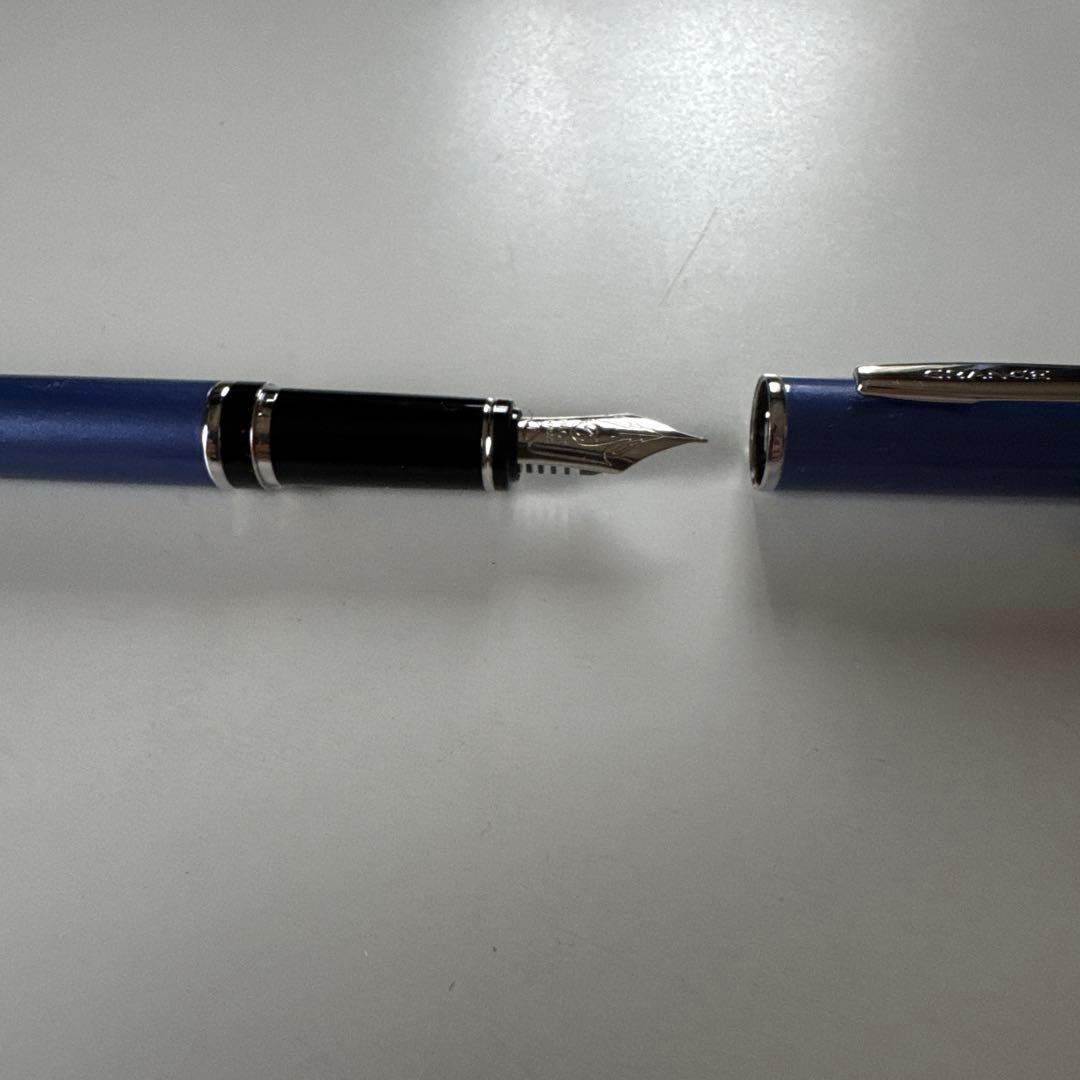 パイロット　2010年限定万年筆　Ｆニブ　細字　ボールペン　グランセ　あじさい