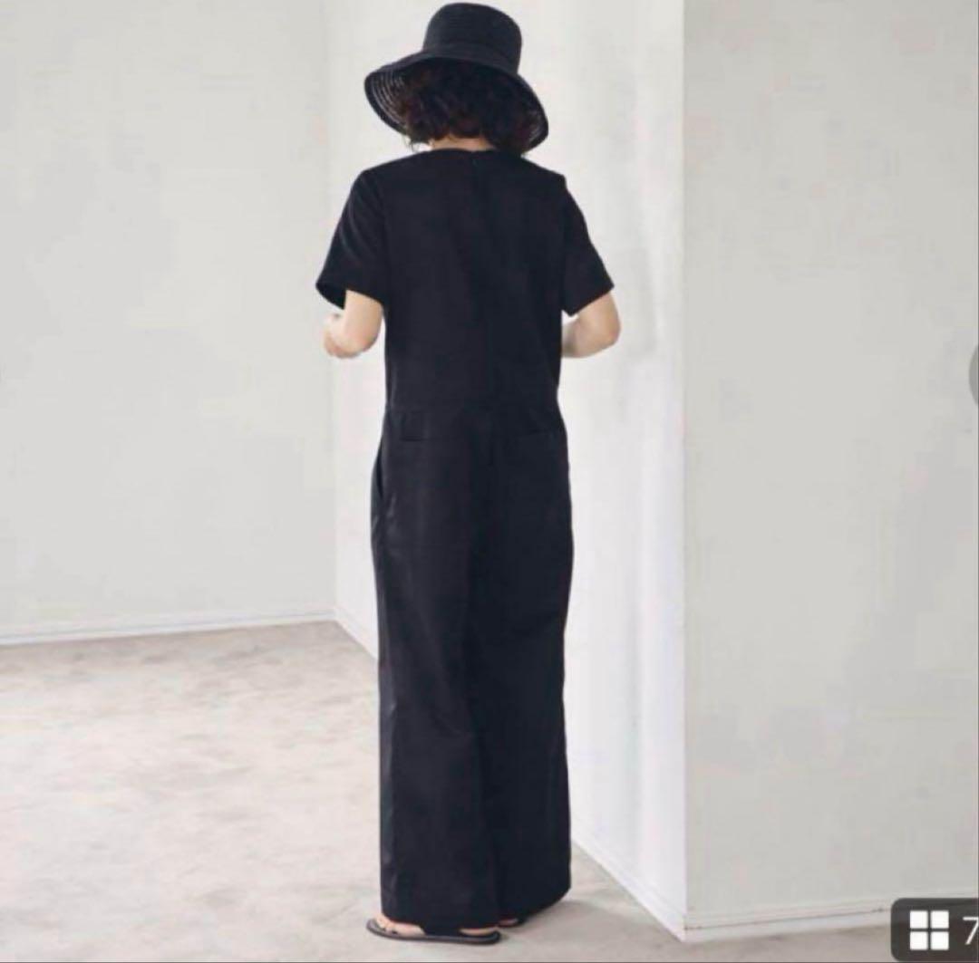 新品odayful / トゥデイフル ハーフスリーブワイドコンビネゾン／36