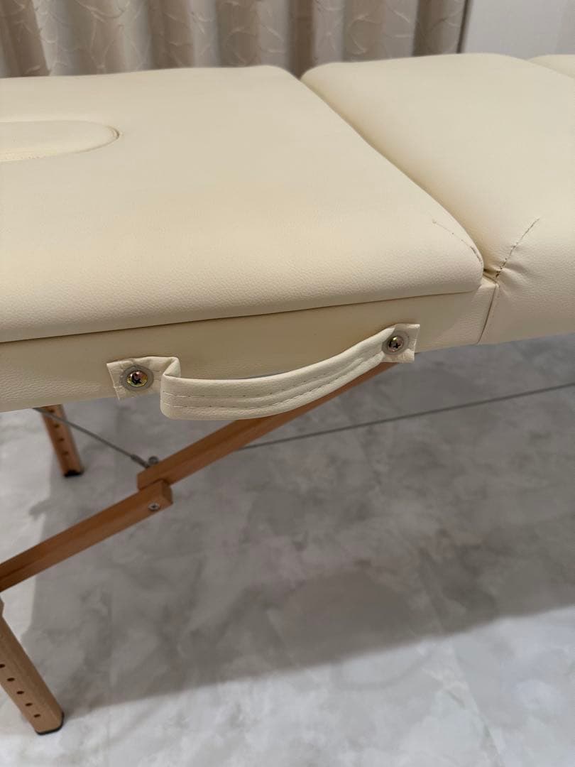 タンスのゲン 折りたたみ　ベッド　マッサージ　施術 レザー　持ち運び