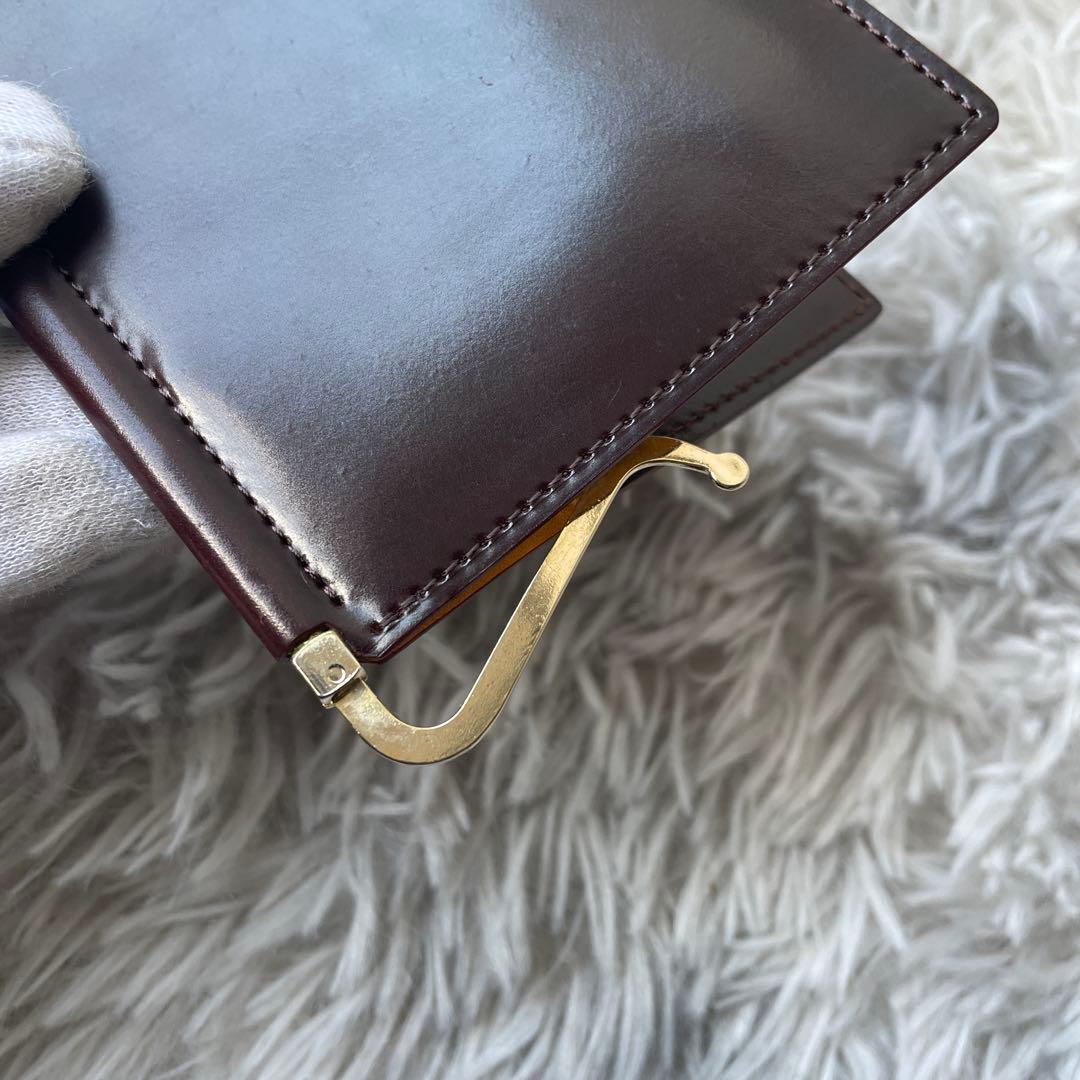 【未使用レベル】ガンゾ シェルコードバン マネークリップ