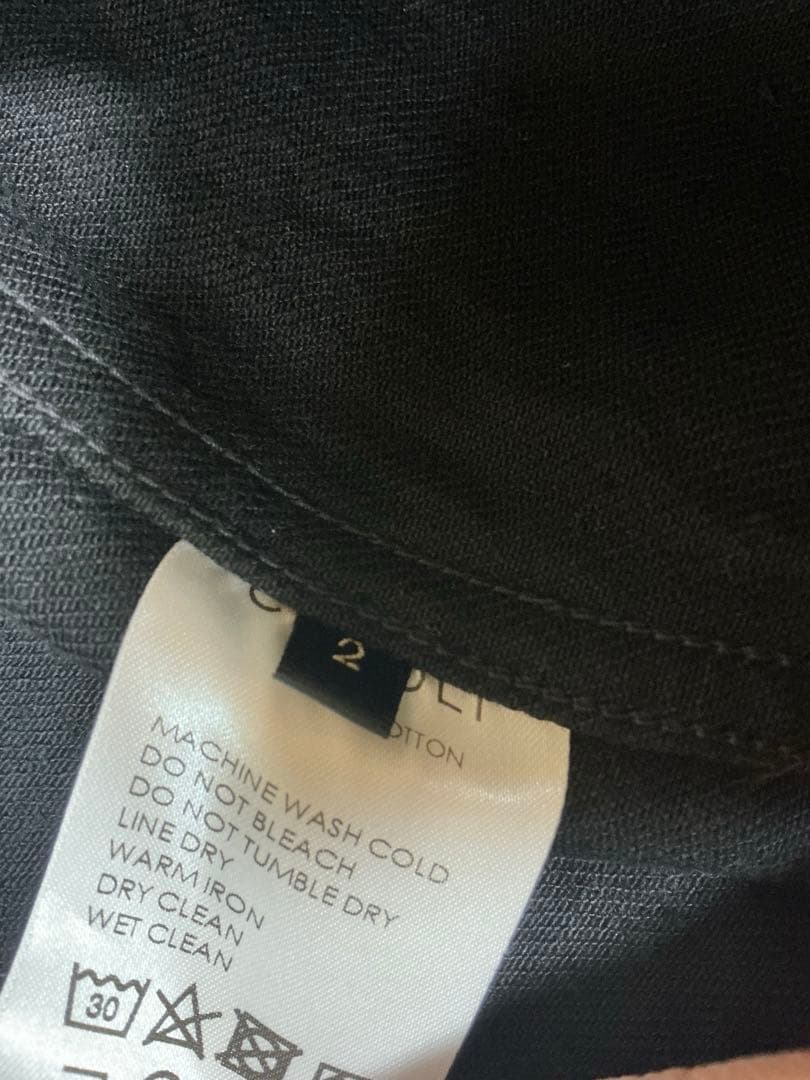 コモリ ブラックデニムジャケット サイズ2