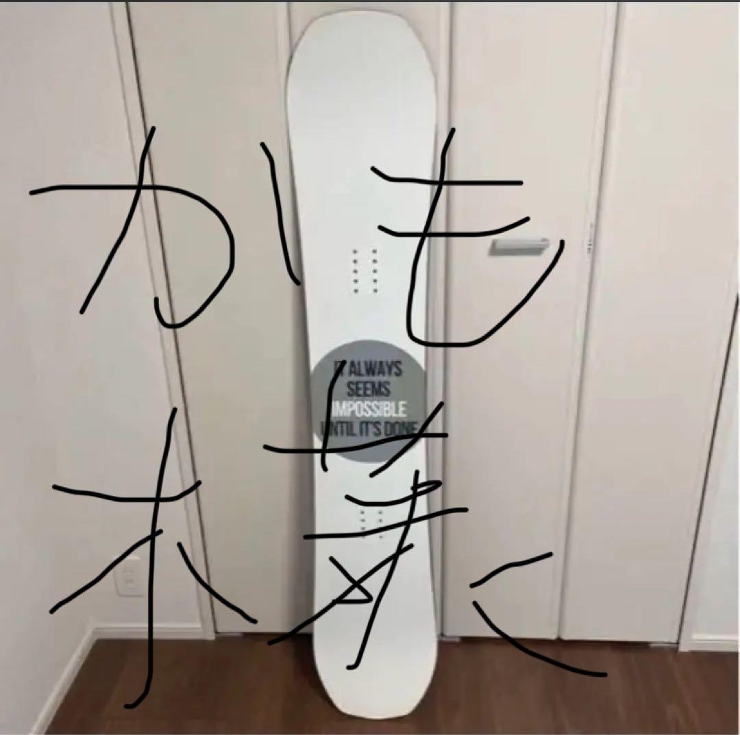 ファナティック　スノーボード　板　白　ホワイト　155cm