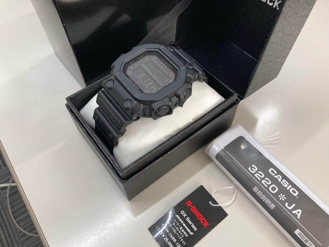 Gショック3220ビックフェイスマッドブラック