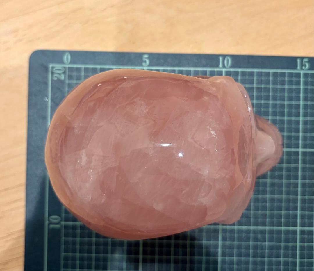 <値下げ>✨高品質✨ディープローズクォーツ スカル