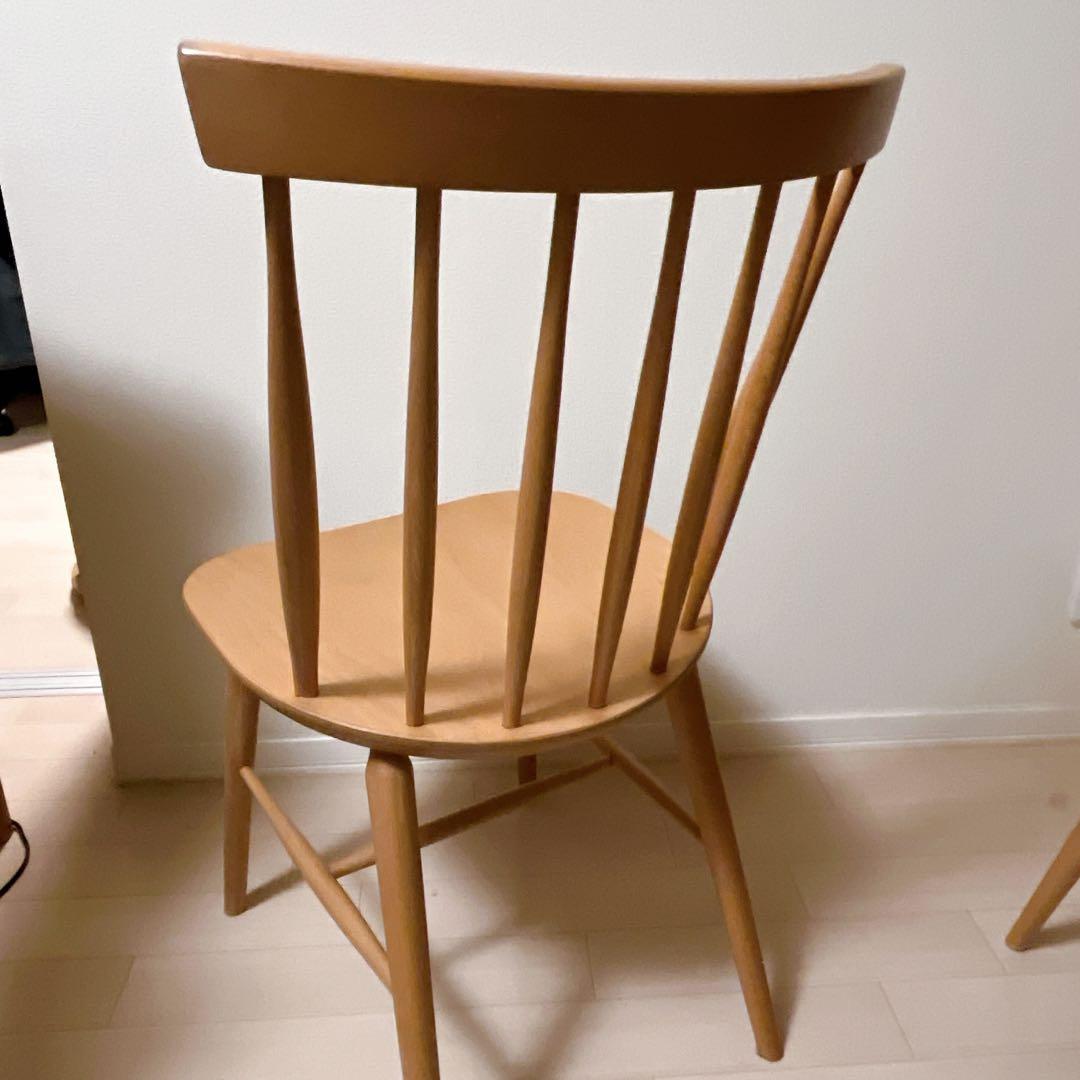 ウニコ　ダイニングテーブル　トリト　ナチュラル　＋　チェア２脚