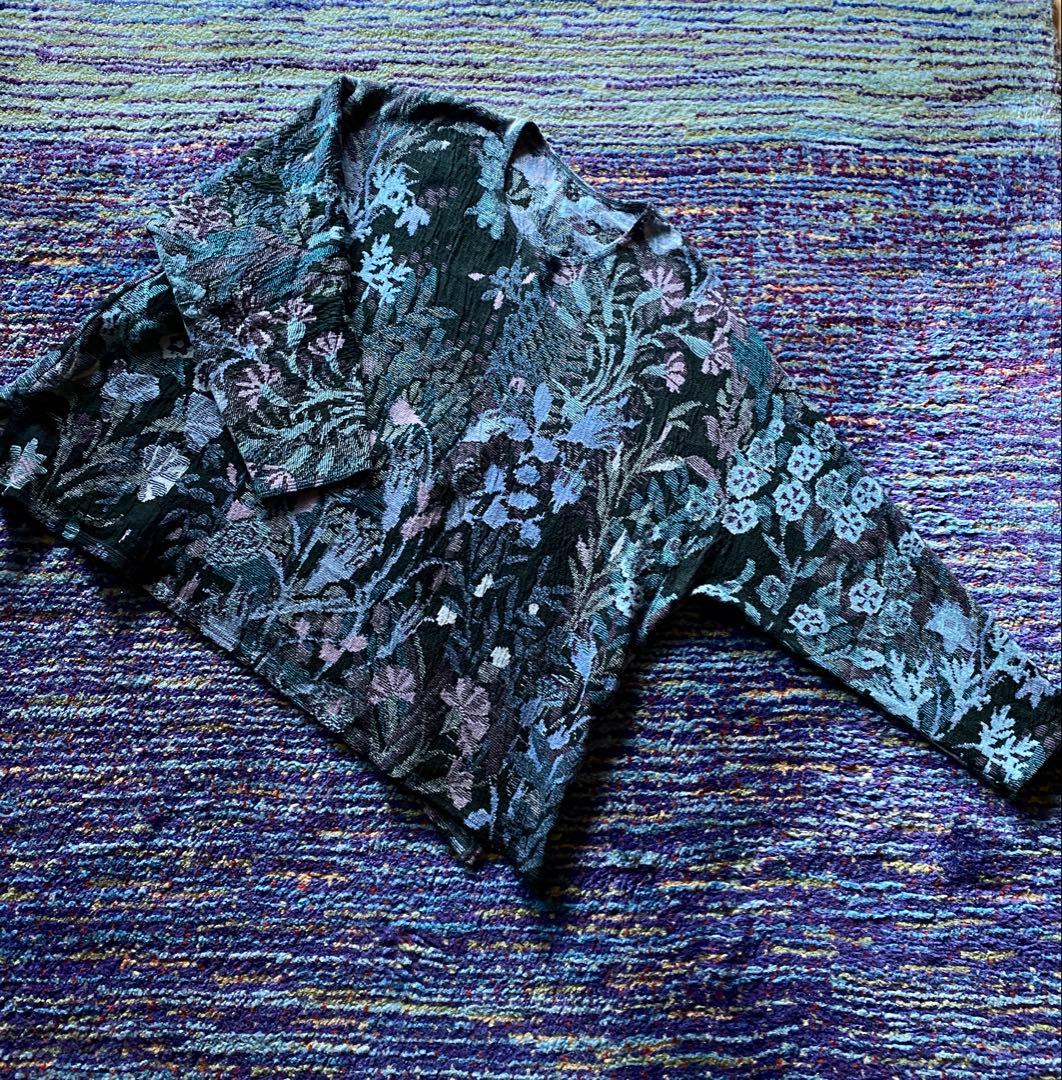 ヨーガンレール　22年春 美品　カットフラワー 　ワイドトップス　ババグーリ