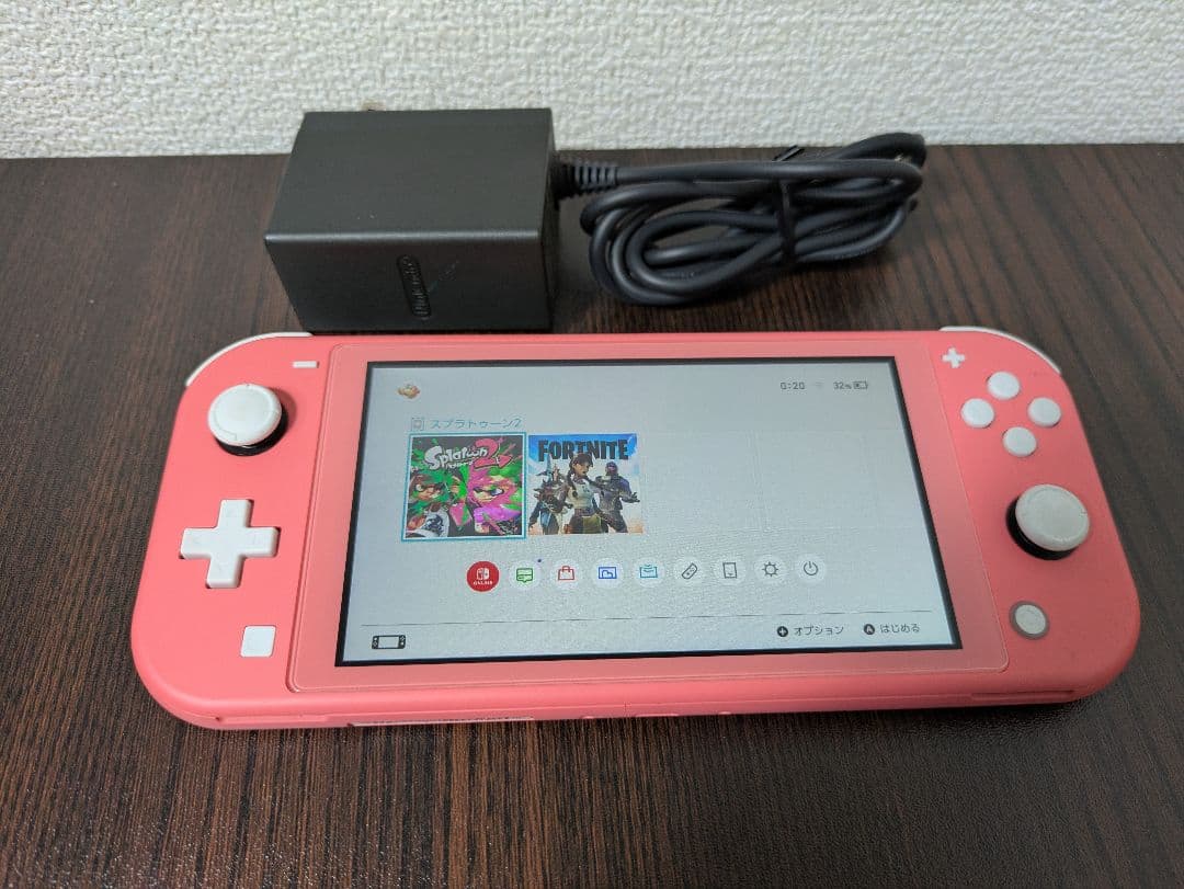 Nintendo Switch Lite ピンク 本体　ACアダプター付き