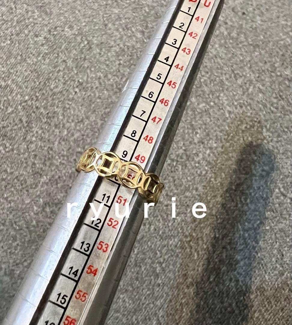 18金K18リングMONEY CATCHER ユニセックス マネーキャッチャー