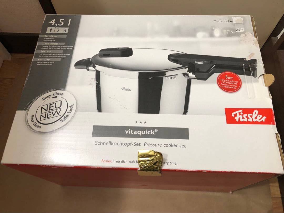 未使用　フィスラー ビタクイック 4.5L 圧力鍋 600-300-04-093